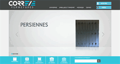 Desktop Screenshot of correzefermetures.com