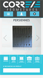 Mobile Screenshot of correzefermetures.com